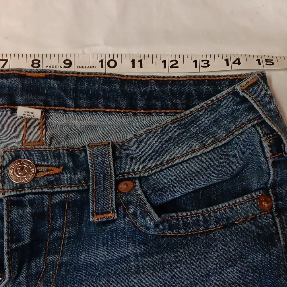 True Religion Dark Blue Skinny Jeans Womens 28